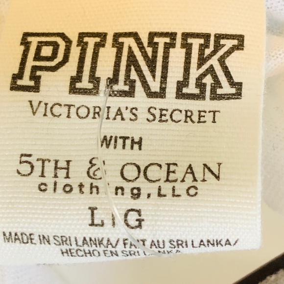 PINK Victorias Secret Long Sleeved Tee Pitt Pirate - Picture 8 of 9